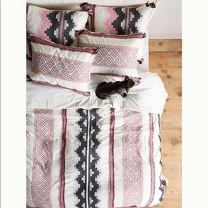 Anthropologie Kenza Queen-Size Duvet Cover
